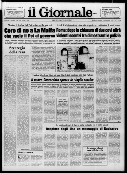 Il giornale nuovo : quotidiano del mattino